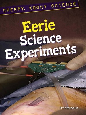 cover image of Eerie Science Experiments